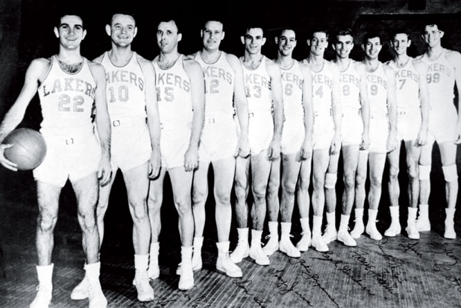  Minneapolis Lakers in 1949. They were the dominant team of the fledgling NBA.