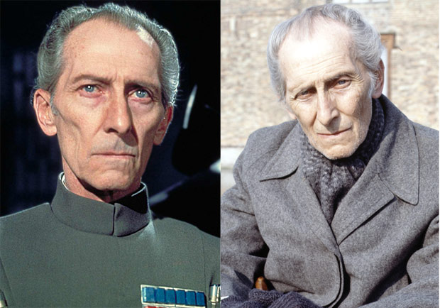  The character of Grand Moff Tarkin, played by Brit actor Peter Cushing, featured in Rogue One 13 years after his death