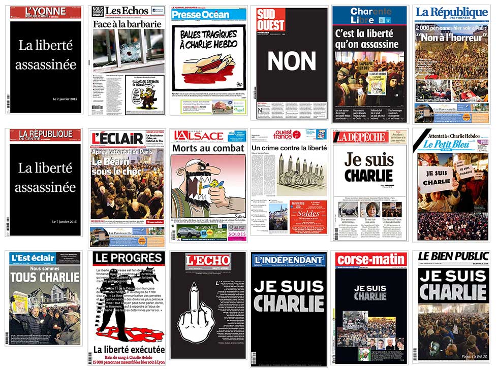 French-front-pages