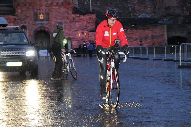 Host during 500-mile Sport Relief challenge