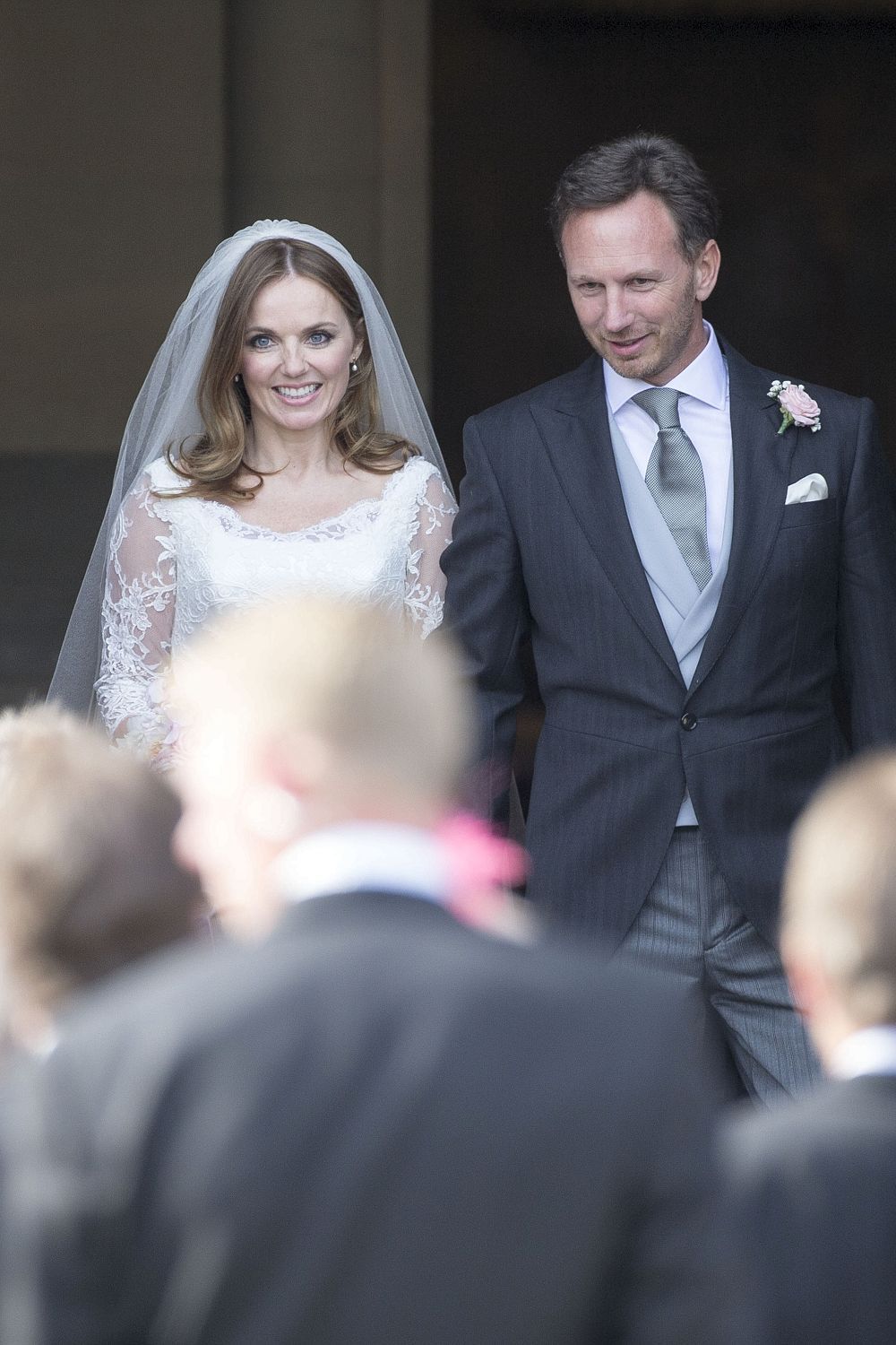 Geri beams after tying the knot