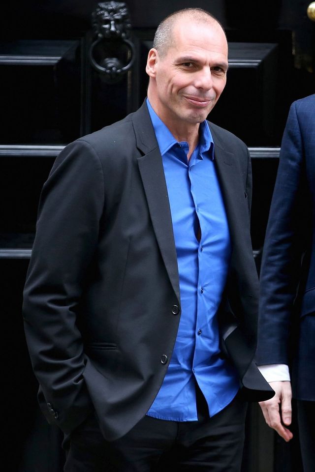  Leather loving Greek Finance Minister Yanis Varoufakis