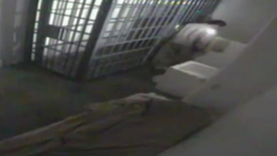  CCTV captures drug lord El Chapo escaping from prison shower block into a mile-long tunnel