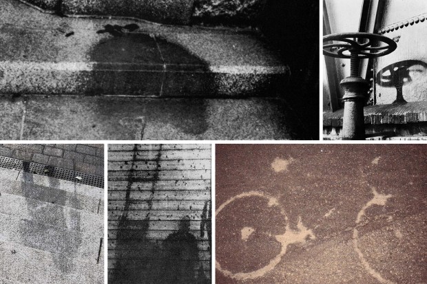 Stirring images of the heat blast shadows caused by the deadly US bomb