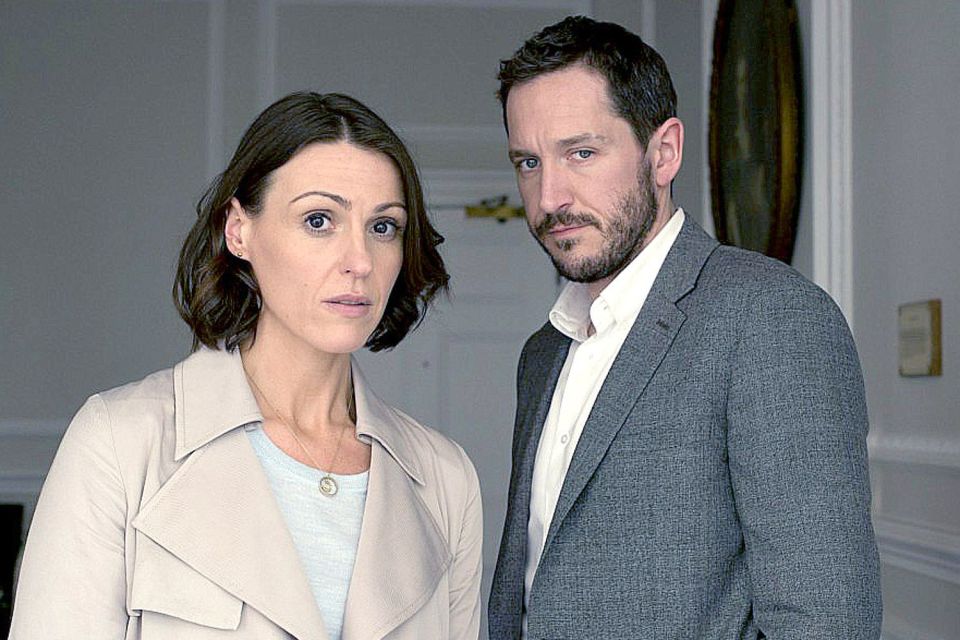  Gemma with unfaithful hubby Simon in BBC drama Doctor Foster