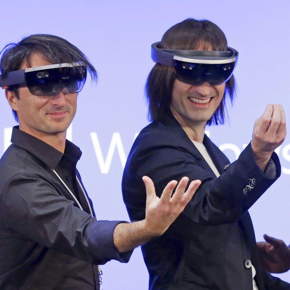  Microsoft's augmented reality headset is called the Hololens