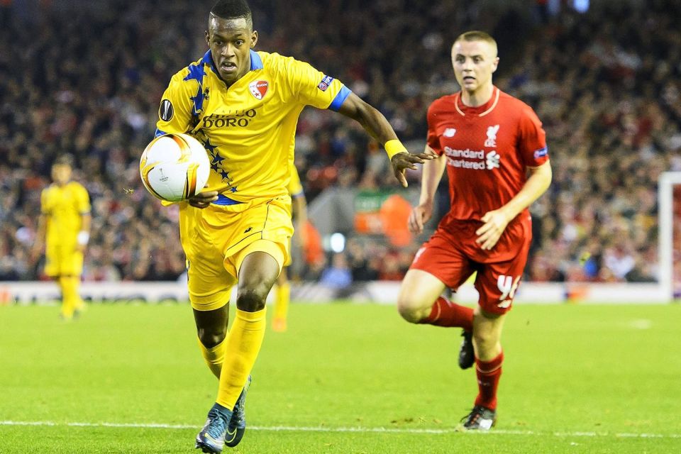  Edimilson Fernandes is set to join West Ham for £5.5million