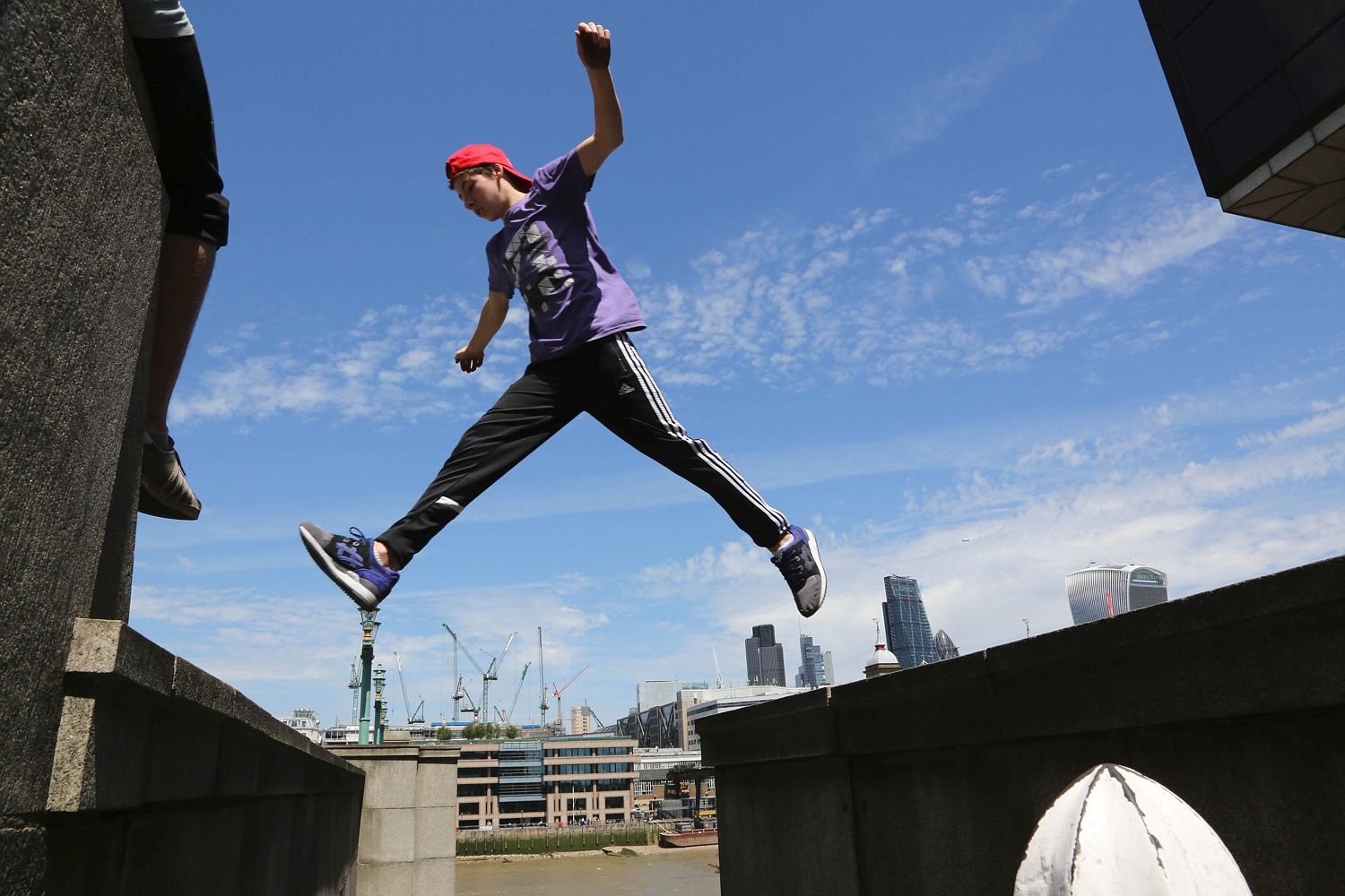 Soaring over London landmarks