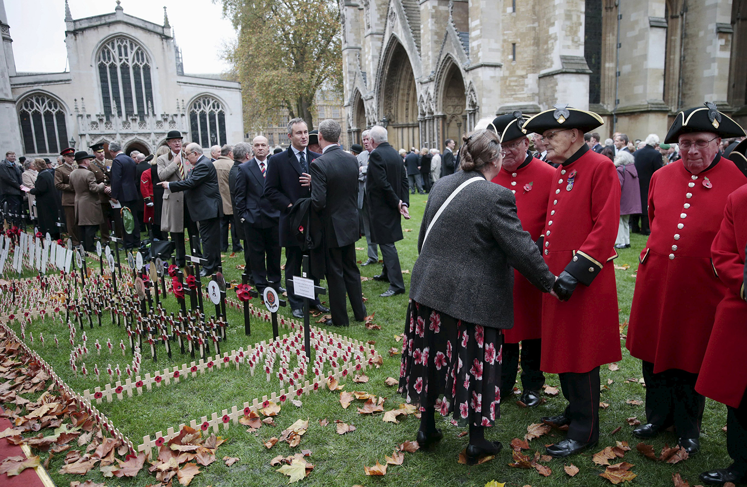 Field of Remembrance at Westminster Abbey