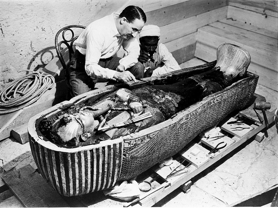  Howard Carter first cracked open Tut's tomb in 1922