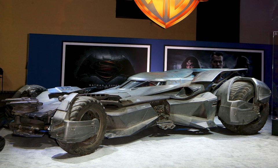 The Batmobile that was used in the Batman trilogy 