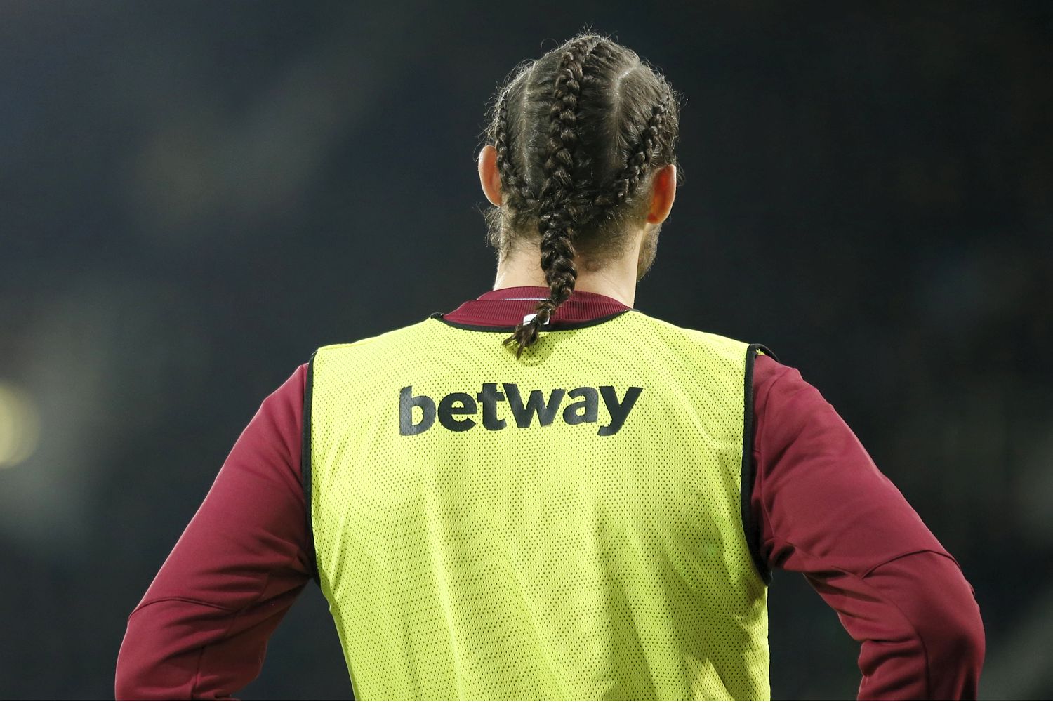 Carroll debuts the split plait look