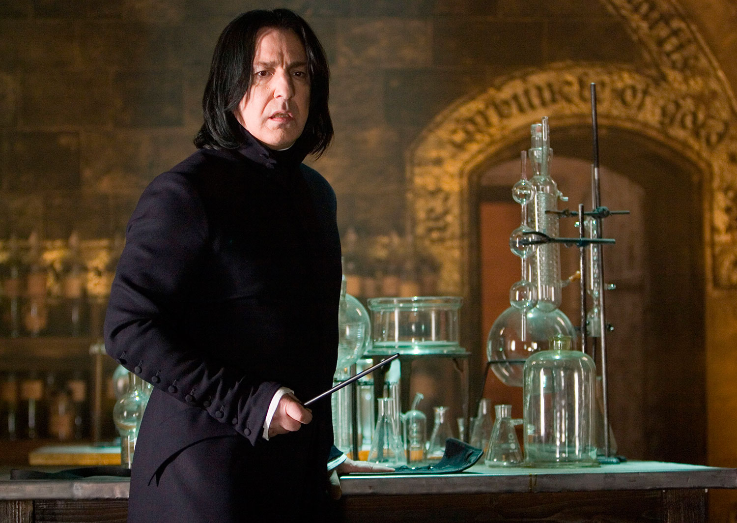 Alan Rickman as Severus Snape in David Yates¿ fantasy adventure film Harry Potter and the Order of the Phoenix, the fifth in the Harry Potter