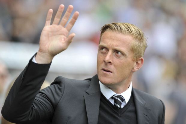 Garry Monk was sacked as Swansea boss earlier in the season after a terrible run of results 