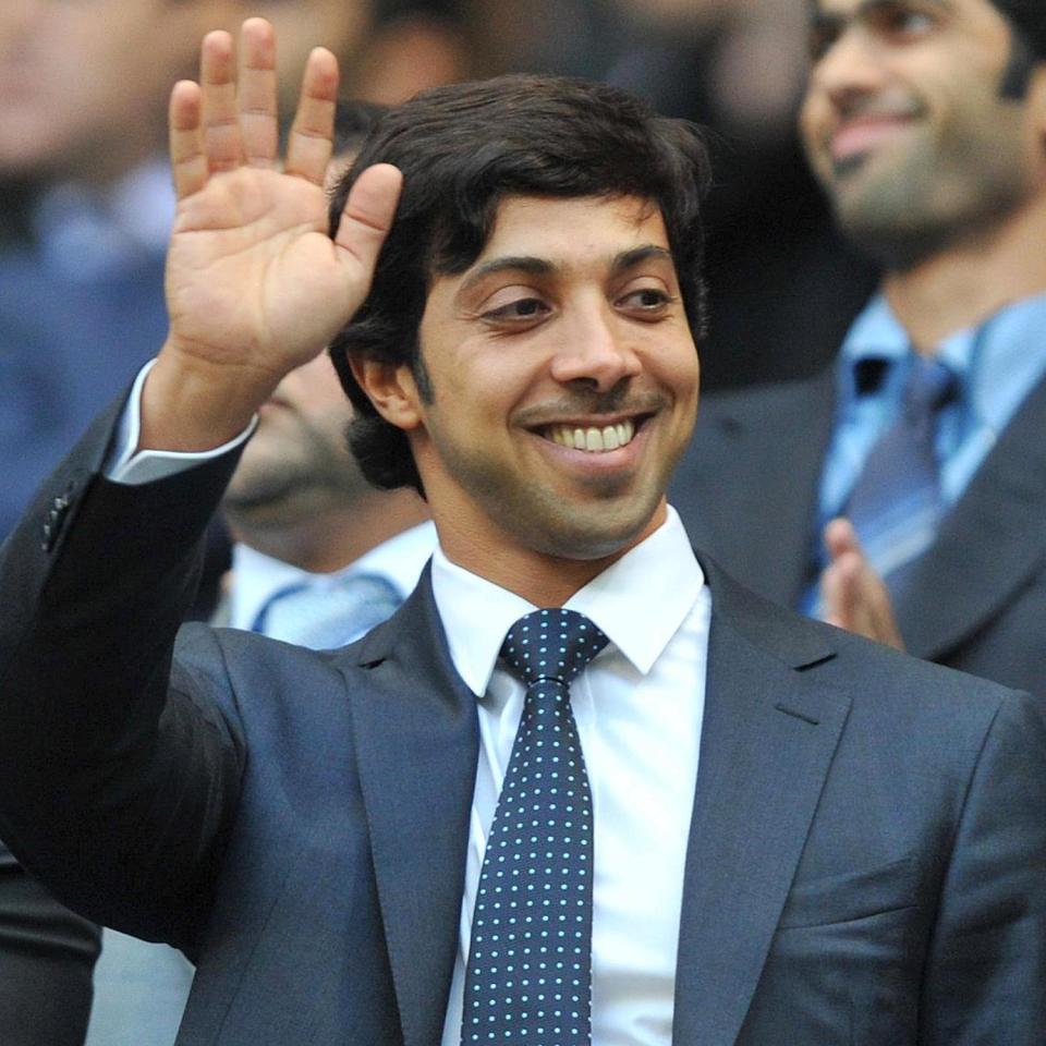  It was the first time Pep Guardiola has met Manchester City owner Sheikh Mansour