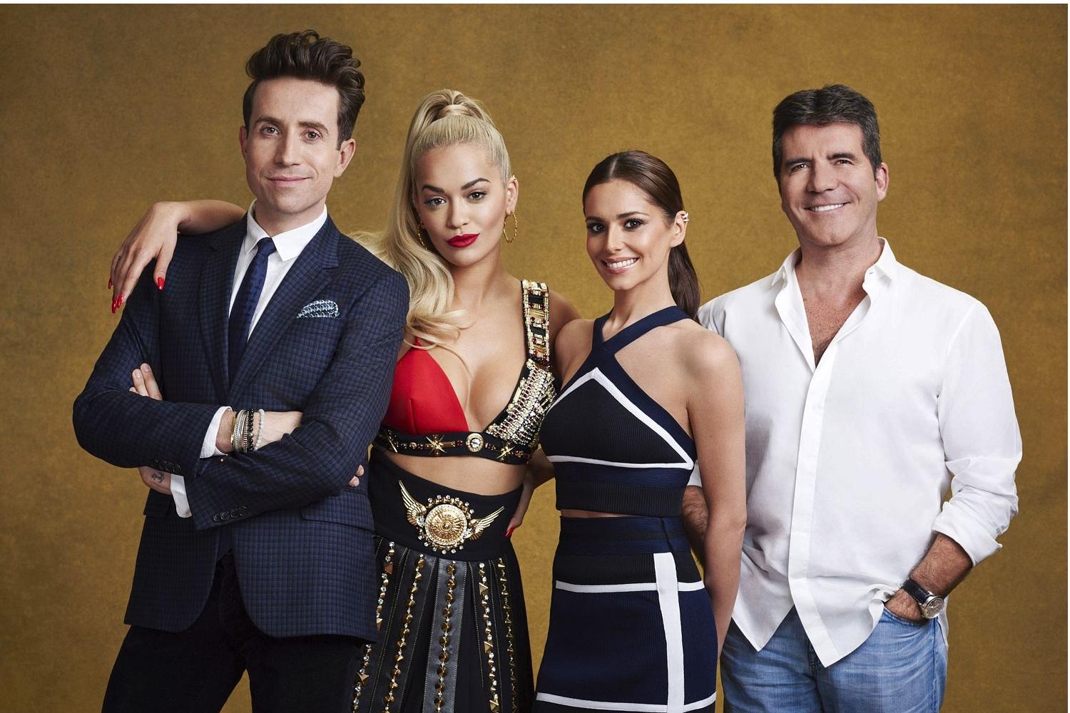 Negative feedback . . . Radio 1 presenter Nick Grimshaw with fellow judges