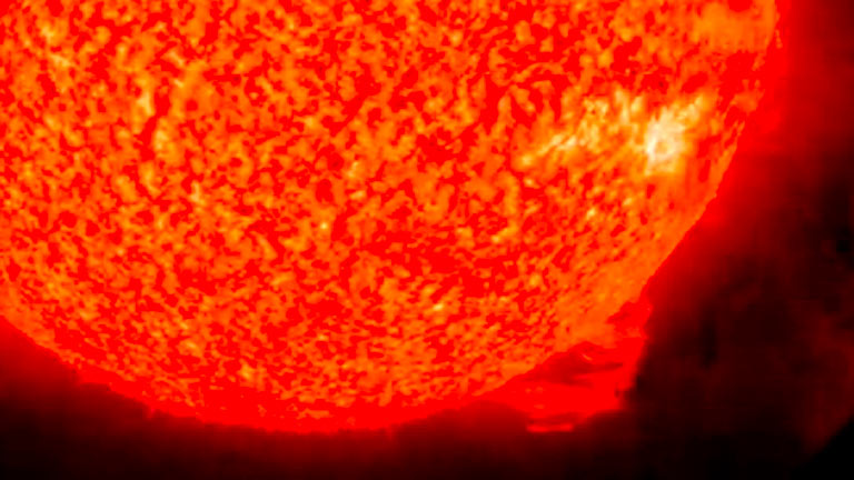  This is what the Sun looks like when it's enjoying a period of more activity