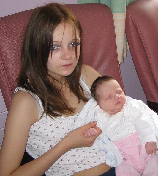 Tressa Middleton was Britain's youngest mum