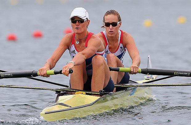 Heather Stanning and Helen Glover