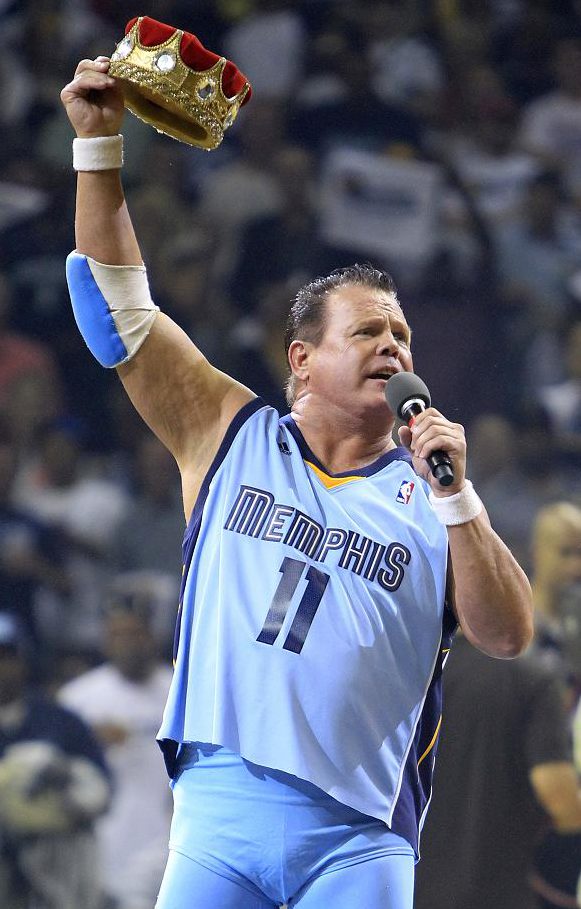  The King...Jerry Lawler revving up the crowd in his heydey