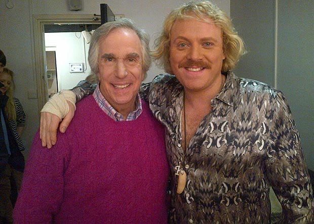 Henry Winkler and Kieth Lemon