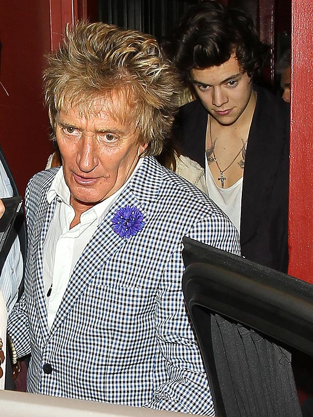 Harry Styles and Rod Stewart