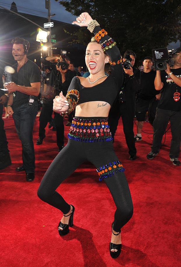 Miley Cyrus attends the MTV Video Music Awards