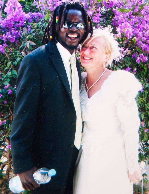  Julie married Lamin in 2008 within a year of meeting him and spent their honeymoon filling out visa forms