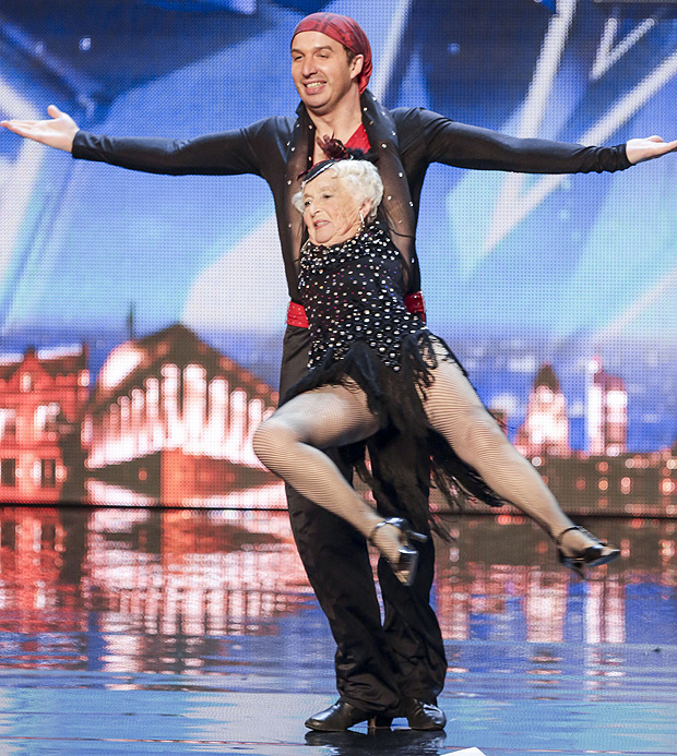 EMBARGOED TO 0001 SATURDAY APRIL 12 Undated handout photo issued by ITV of Paddy and Nico during the Birmingham auditions for this year's ITV1 talent show, Britain's Got Talent. PRESS ASSOCIATION Photo. Issue date: Saturday April 12, 2014. See PA story SHOWBIZ Talent. Photo credit should read: ITV/PA Wire NOTE TO EDITORS: This handout photo may only be used in for editorial reporting purposes for the contemporaneous illustration of events, things or the people in the image or facts mentioned in the caption. Reuse of the picture may require further permission from the copyright holder.