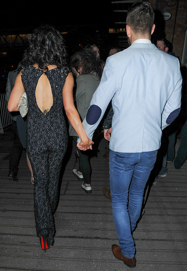 April 24, 2014 Kym Marsh is pictured for the first time on a night out with the new man in her life Dan Hooper. It's reported the Corrie star has been on a string of dates with Dan and tonight the pair were spotted on a wild night out on the town with family and friends. The pair looked like they were having a great time together, often smiling and locking eyes with each other. Kym was spotted earlier in the evening snogging a girl as she left the Palace Hotel in Manchester after attending the Miss Manchester 2014 Awards. The pair were then later spotted arriving hand in hand at a nightclub in Manchester. Kym and her new boyfriend then partied the night away with family and friends and didn't leave until the early hours. Exclusive WORLDWIDE RIGHTS Pictures by : FameFlynet UK Â© 2014 Tel : +44 (0)20 3551 5049 Email : info@fameflynet.uk.com Picture Shows: Kym Marsh, Dan Hooper