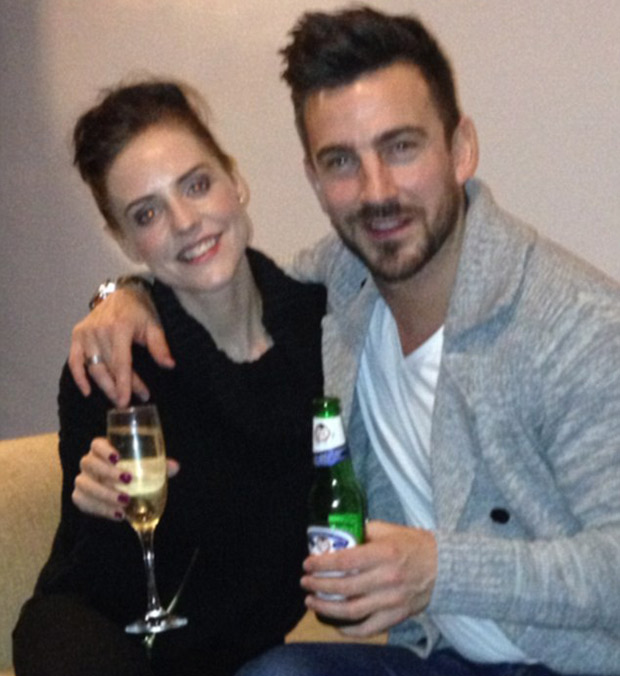 : Stephanie Waring and Dan Hooper