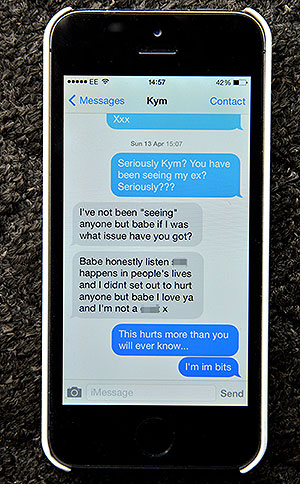 Kym Marsh text