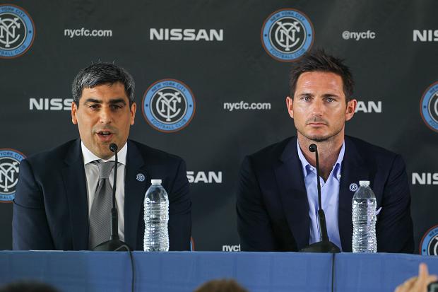 Lamps sits alongside New York supremo Claudio Reyna