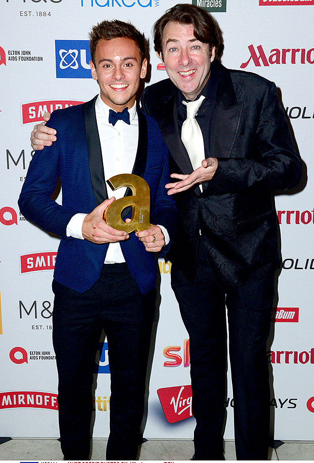 Tom Daley and Jonathan Ross Attitude Magazine Awards