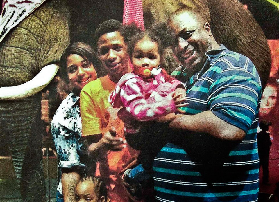  Father-of-six Eric Garner, 43, right, died after he was illegally restrained in July of 2014