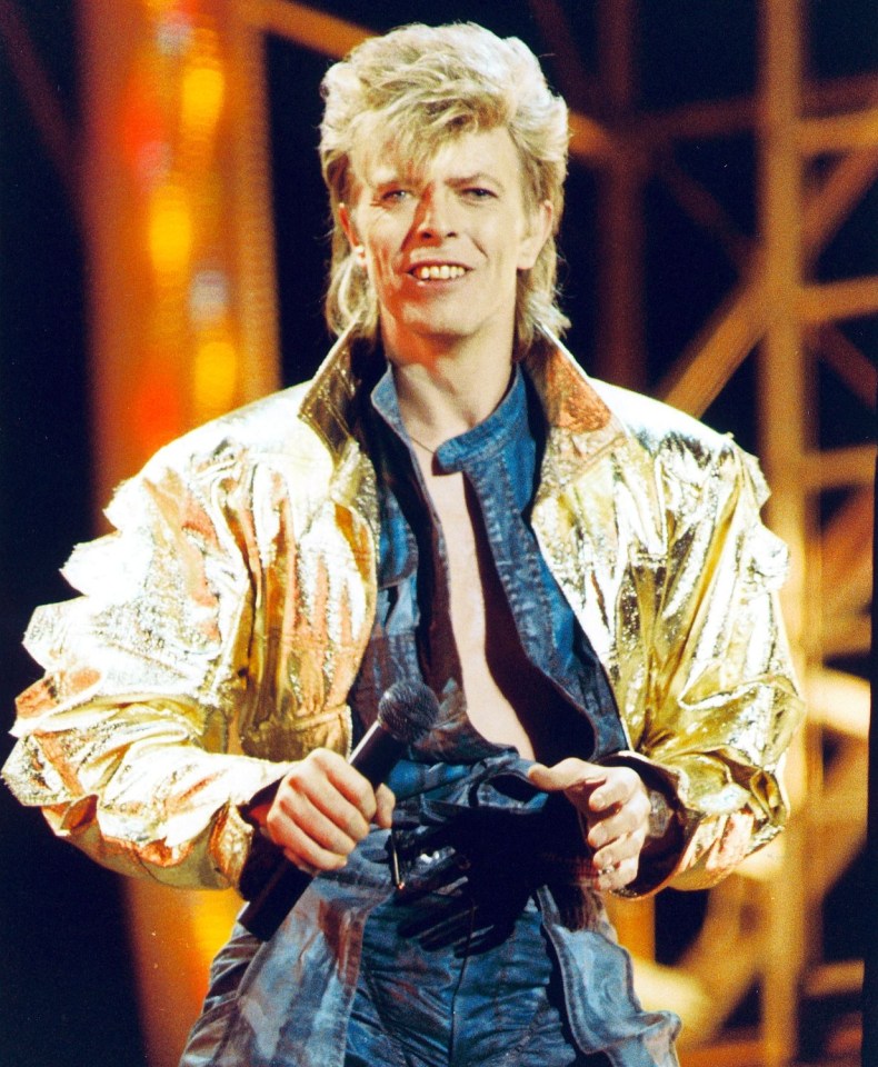 Blonde ambition ... David Bowie in the 80s