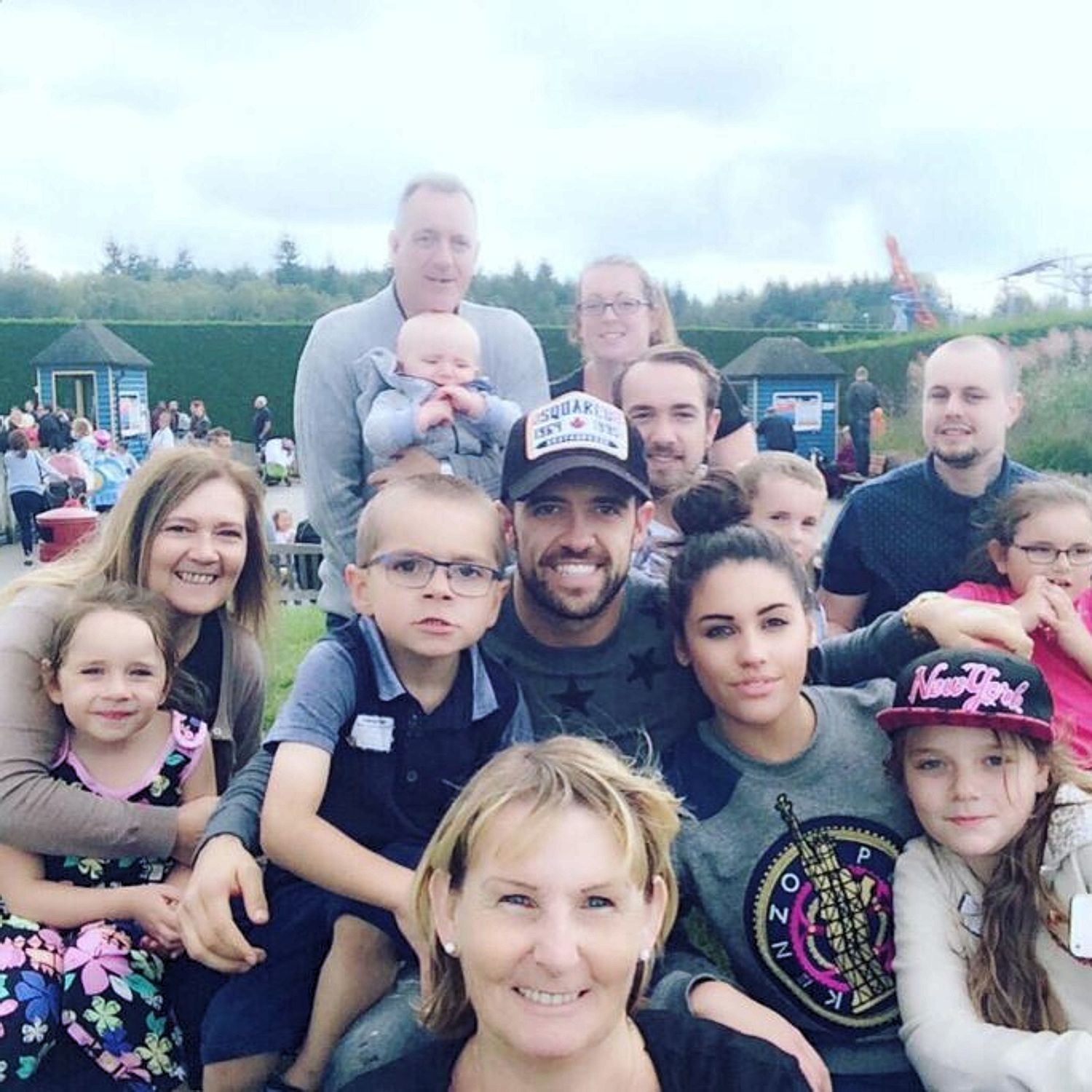 Ings and Duke enjoy time at the footballer's charity initiative