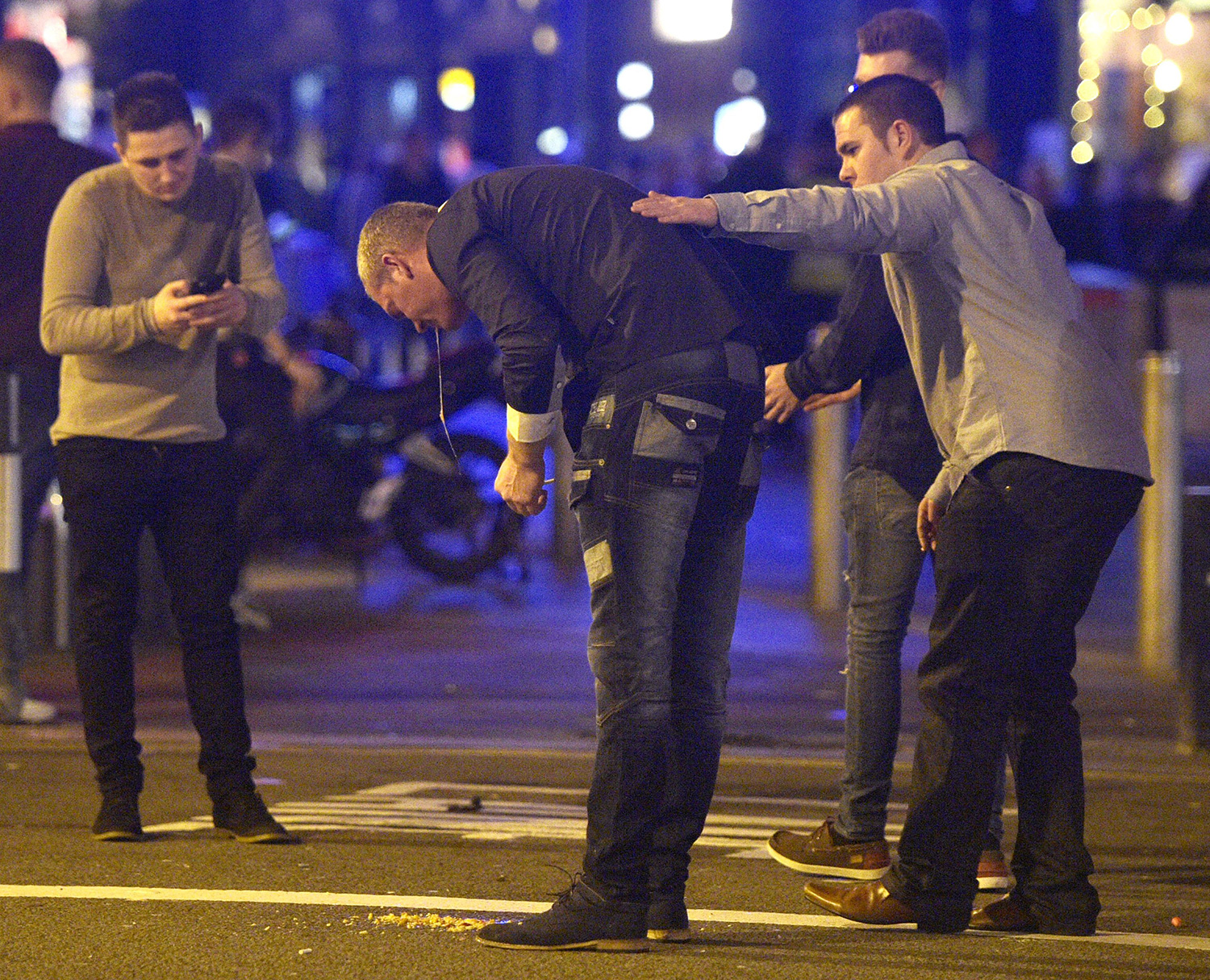 evellers in St Mary Street, Cardiff during Black Eye Friday, as people across the country celebrate the start of the Christmas break by hitting bars, pubs and clubs.