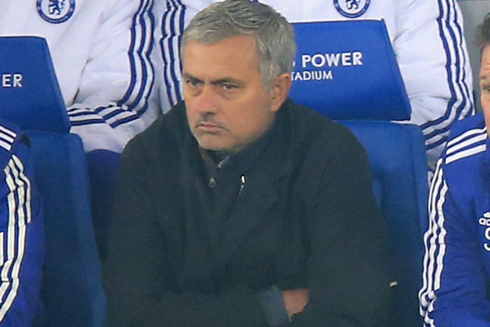  Jose Mourinho's last game in charge of Chelsea was a 2-1 defeat to Leicester