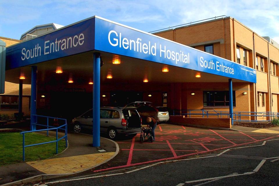  Glenfield Hospital in Leicester was given a ranking of two