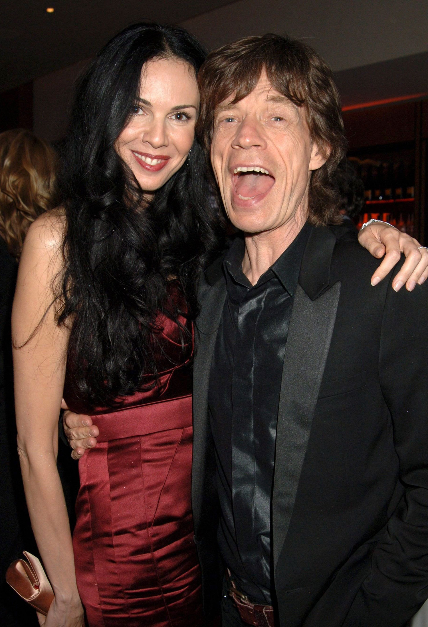 Mick Jagger and L'Wren Scott THE VANITY FAIR PARTY AT THE 78TH ACADEMY AWARDS, LOS ANGELES, AMERICA - 05 MAR 2006