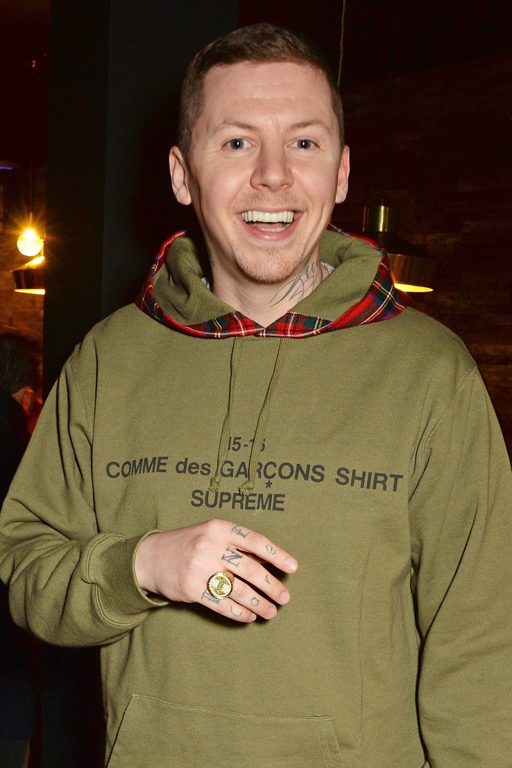 Professor Green dropped model Arabella Drummond and her pal at a club before going home