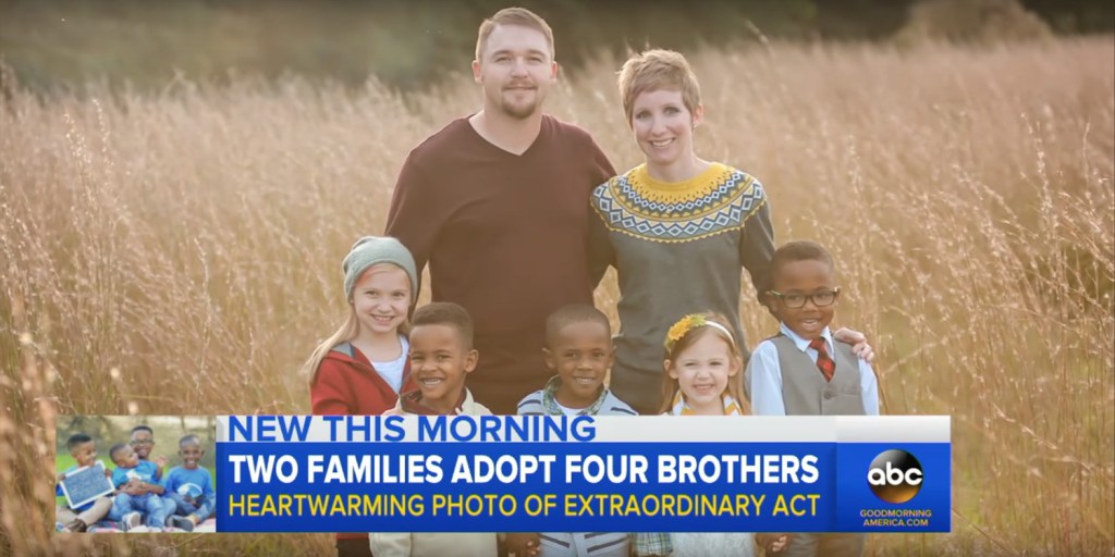  Julie asked her friend Jay to help when she heard the three boys she was adopting had a little brother