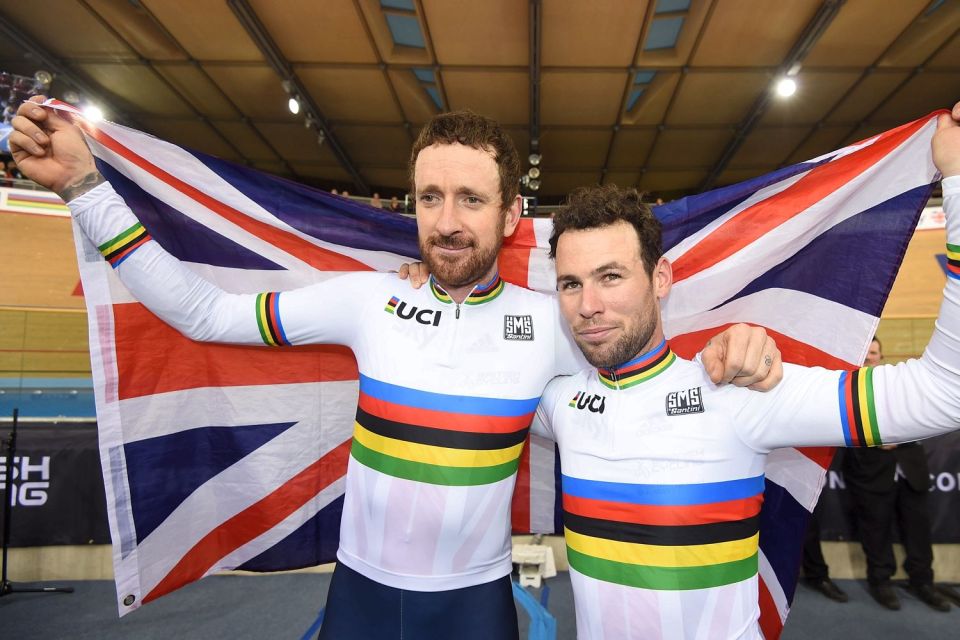 Bradley Wiggins and Mark Cavendish won world madison gold in London