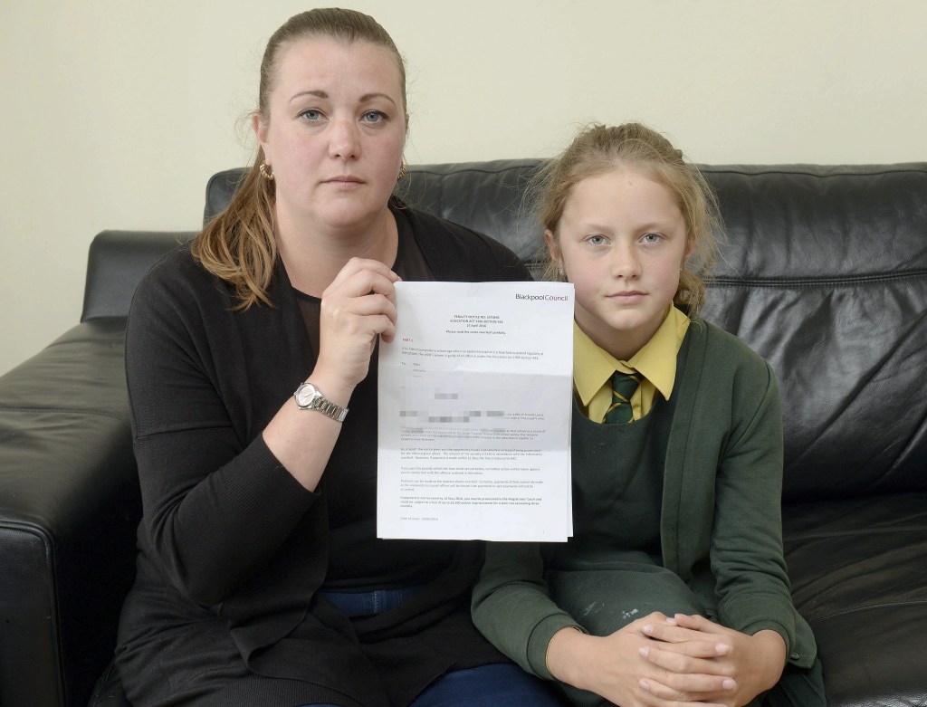  Michelle Smith has told how she was forced to take her 10-year-old daughter on holiday to Ibiza in term time as her holiday dates did not match those of her four siblings