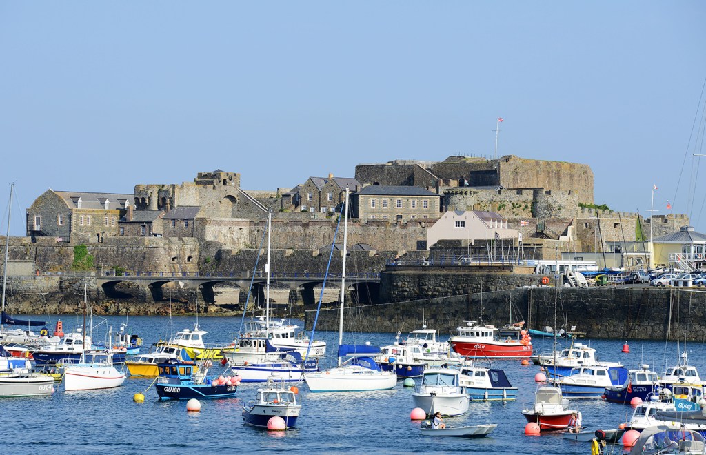  Castle Cornet in St Peter Port, Guernsey, is old and beautiful