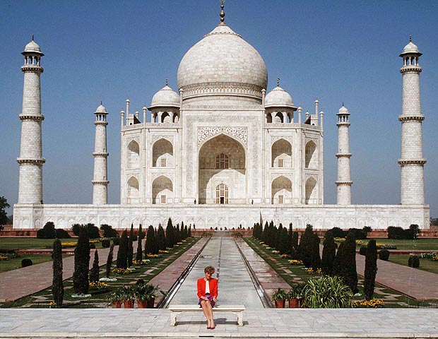  Princes Diana at Taj Mahal in 1992