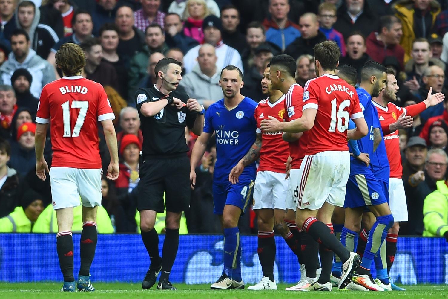 Manchester United  spoiled Leicester's title celebrations