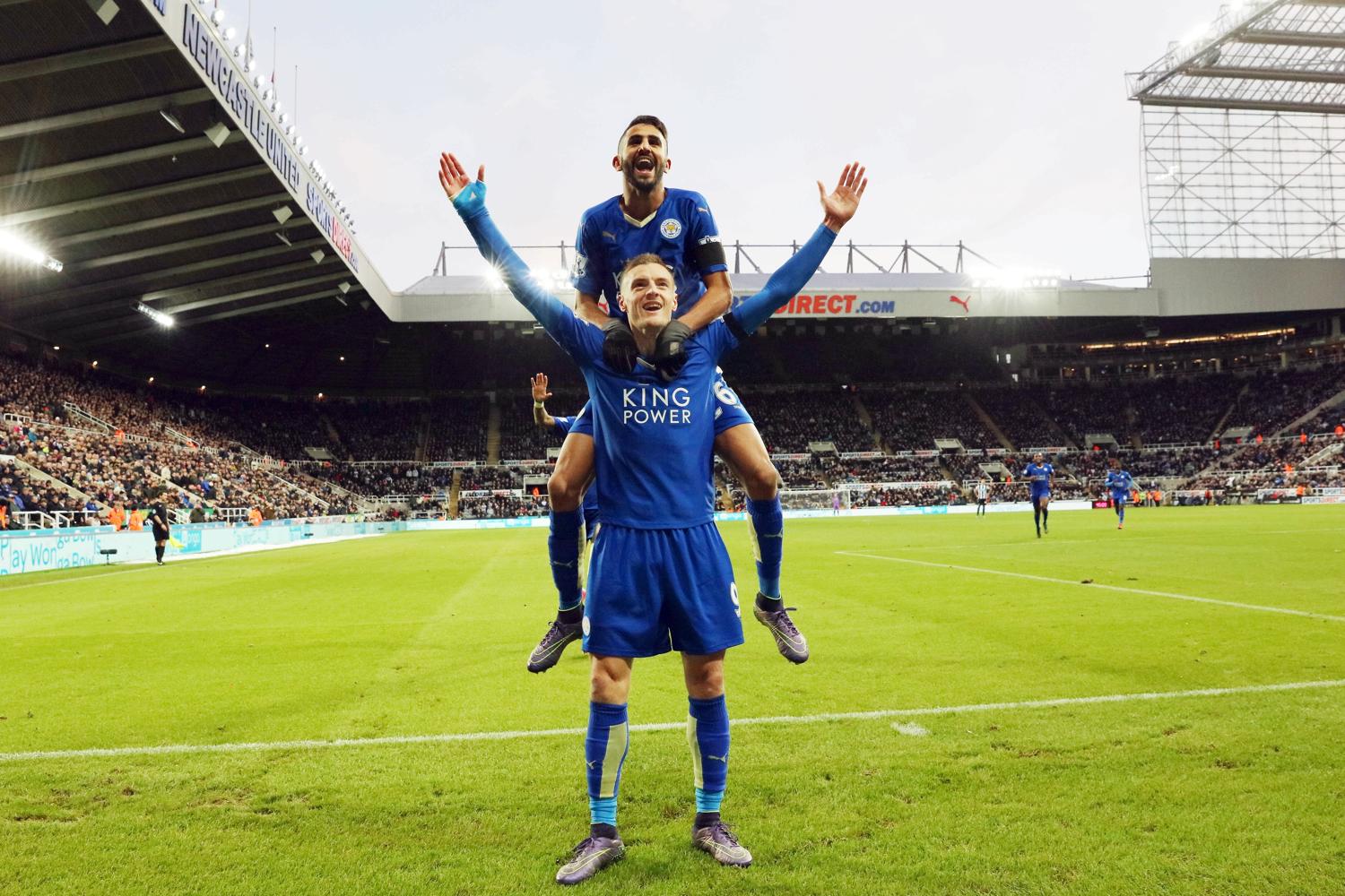 Jamie Vardy and Riyad Mahrez have been two stand-out players in a brilliant season for the Foxes