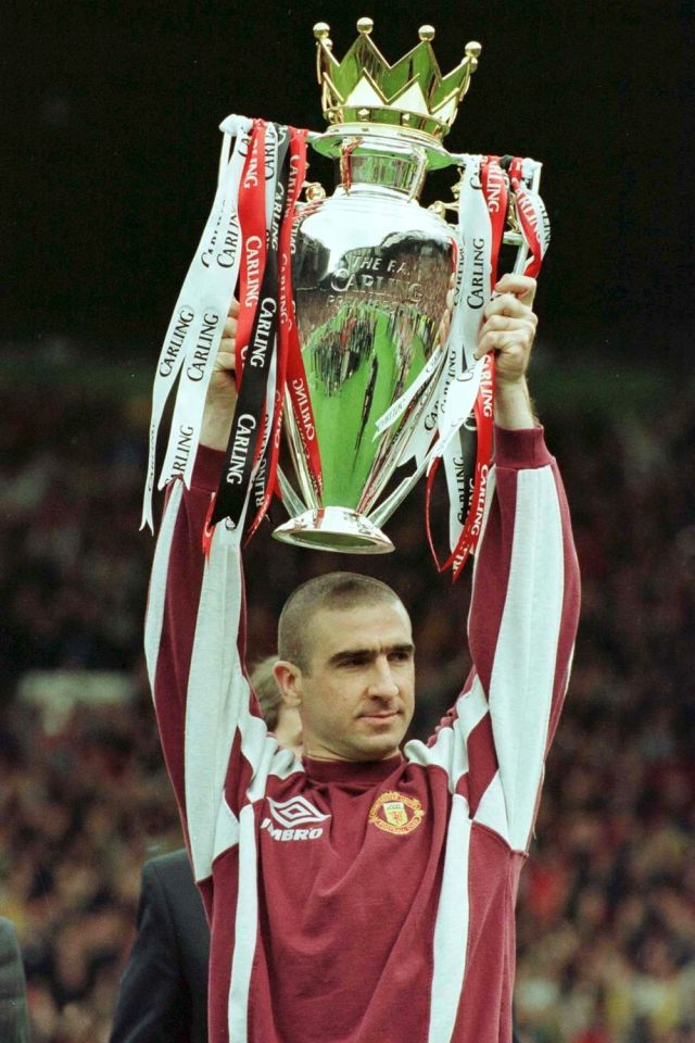  Eric Cantona's final game as a footballer was as captain of Premier League-winning Manchester United